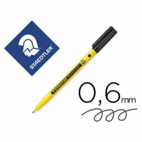 Rotulador staedtler noris writing pen 307 tinta base de agua punta fina trazo 0,6 mm negro - 307-9