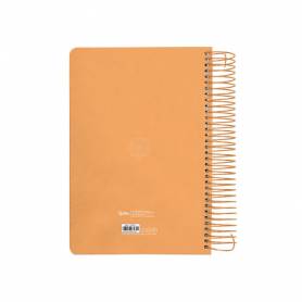 Agenda espiral liderpapel peri ssa a4 2025 día página color naranja papel 80 gr - 