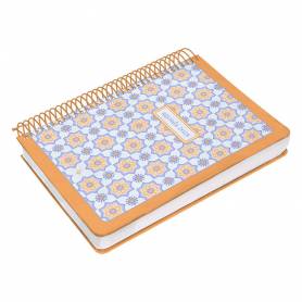 Agenda espiral liderpapel peri ssa a4 2025 día página color naranja papel 80 gr - 