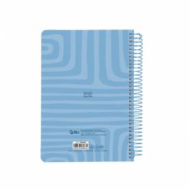 Agenda espiral liderpapel syro s a5 2025 día página color azul papel 60 gr catalan - 