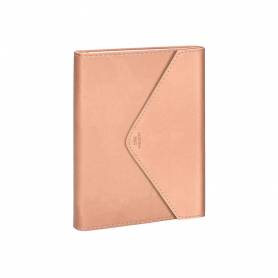 Agenda encuadernada liderpapel psara a5 2025 día página color rosa nude papel 70 gr - 