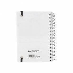 Agenda encuadernada liderpapel tinos a4 2025 semana vista personalizable papel 70 gr - 