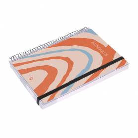 Agenda encuadernada liderpapel tinos a5 2025 semana vista personalizable papel 70 gr - 