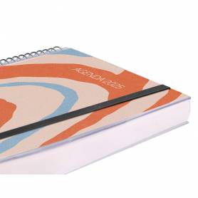 Agenda encuadernada liderpapel tinos a5 2025 semana vista personalizable papel 70 gr - 