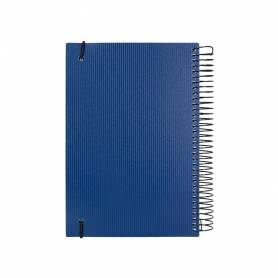 Agenda encuadernada liderpapel olbia a5 2025 día página color azul papel 60 gr - 