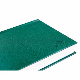 Agenda encuadernada liderpapel corfu a5 2025 día página color verde papel 60 gr - 