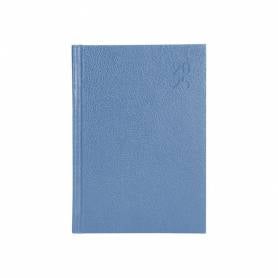 Agenda encuadernada liderpapel corfu a5 2025 día página color azul claro papel 60 gr - 