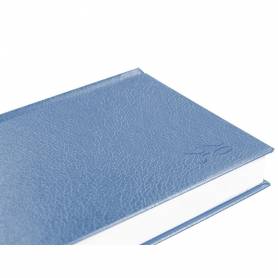 Agenda encuadernada liderpapel corfu a5 2025 día página color azul claro papel 60 gr - 