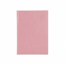 Agenda encuadernada liderpapel corfu a5 2025 día página color rosa nude papel 60 gr - 