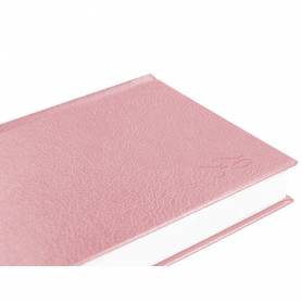 Agenda encuadernada liderpapel corfu a5 2025 día página color rosa nude papel 60 gr - 