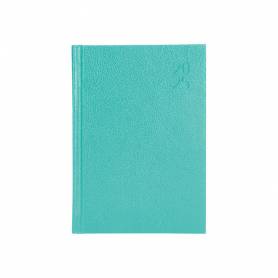 Agenda encuadernada liderpapel corfu a5 2025 dia pagina c olor verde menta papel 60 gr - 