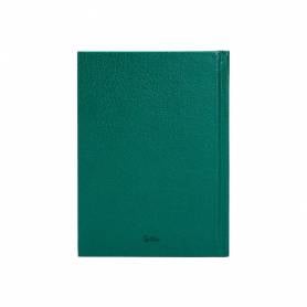 Agenda encuadernada liderpapel corfu a6 2025 día página color verde papel 60 gr - 