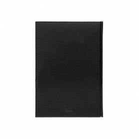 Agenda encuadernada liderpapel creta a5 2025 semana vista negro papel 70 gr - 