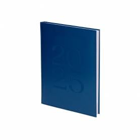 Agenda encuadernada liderpapel creta 170 x 240 2025 día página azul papel 70 gr - 