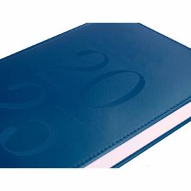 Agenda encuadernada liderpapel creta 170 x 240 2025 semana vista color azul papel 70 gr - 