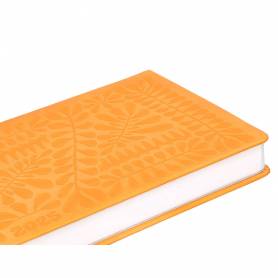 Agenda encuadernada liderpapel icaria a5 2025 día página color amarillo papel 70 gr - 