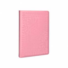 Agenda encuadernada liderpapel icaria a5 2025 día página color rosa papel 70 gr - 