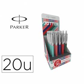 Boligrafo parker jotter original 70 aniversario expositor de 20 unidades colores surtidos - 2206123