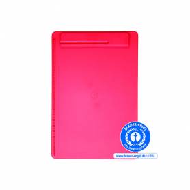 Portanotas maul go din a4 plastico reciclado con pinza color rojo - 2325125.ECO