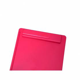 Portanotas maul go din a4 plastico reciclado con pinza color rojo - 2325125.ECO