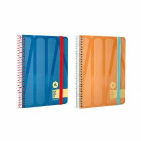 Agenda espiral antartik bold a6 2025 semana vista 2 diseños papel 60 g - 