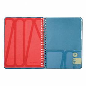 Agenda espiral antartik bold a6 2025 semana vista color azul papel 80 gr - 