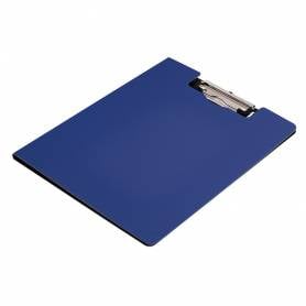 Carpeta q-connect miniclip superior din a4 plastico 50% reciclado azul grosor 2,1 mm - KF14410