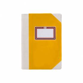 Libro cartone cosido fernandes flecha din a4+ liso 50 hojas 100 gr amarillo - 102455199