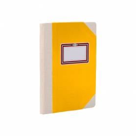 Libro cartone cosido fernandes flecha din a4+ liso 50 hojas 100 gr amarillo - 102455199