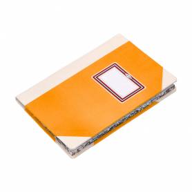 Libro cartone cosido fernandes flecha din a4+ rayado horizontal 50 hojas 100 gr naranja - 102821299