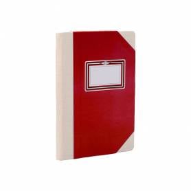 Libro cartone cosido fernandes flecha din a5+ liso 50 hojas 100 gr rojo - 102454599