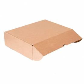 Caja automontable q-connect para e-commerce y regalo carton reciclado canal simple 3 mm kraft 210x180x60 mm - KF14308