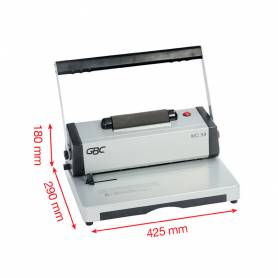 Encuadernadora para espiral gbc multibind mc59 perfora 20 hojas tamaño a4 encuaderna 450 hojas - 4410057