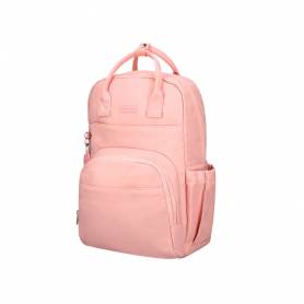 Mochila antartik diseño casual con asa multibolsillo color rosa 410x120x290 mm - TK81