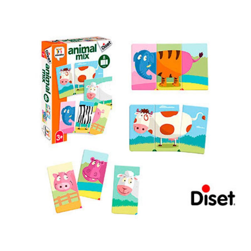 Juego diset educativo animal mix