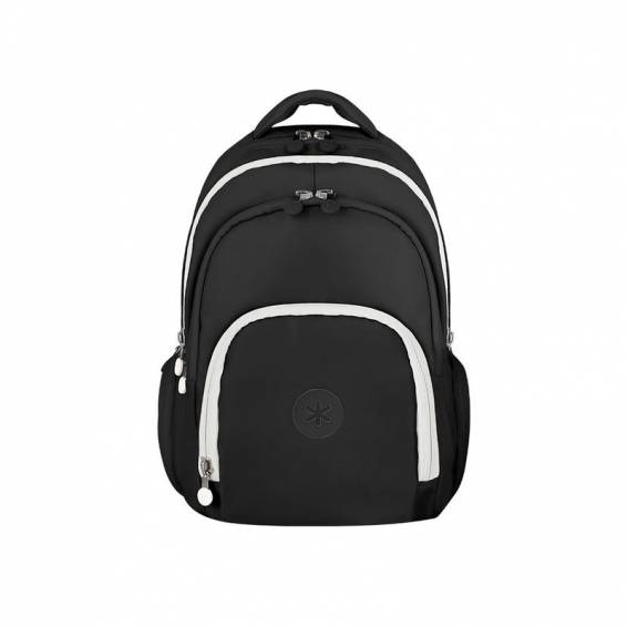 Mochila antartik multibolsillo 19l compartimento para portatil y tablet color negro450 x 160 x 300 mm - IK01