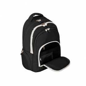 Mochila antartik multibolsillo 19l compartimento para portatil y tablet color negro450 x 160 x 300 mm - IK01