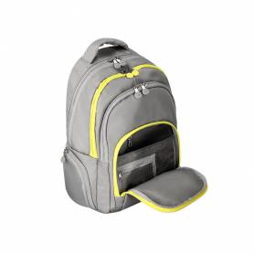 Mochila antartik multibolsillo 19l compartimento para portatil y tablet color gris 450 x 160 x 300 mm - IK03