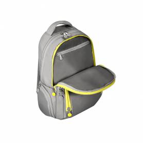 Mochila antartik multibolsillo 19l compartimento para portatil y tablet color gris 450 x 160 x 300 mm - IK03