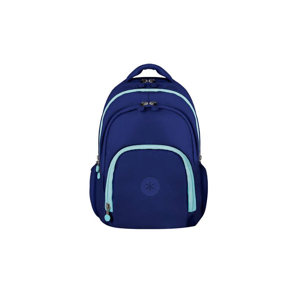 Mochila antartik multibolsillo 19l compartimento para portatil y tablet color azul marino 450 x 160 x 300 mm - IK05