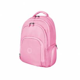 Mochila antartik multibolsillo 19l compartimento para portatil y tablet color rosa 450 x 160 x 300 mm - IK11