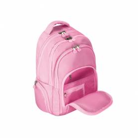 Mochila antartik multibolsillo 19l compartimento para portatil y tablet color rosa 450 x 160 x 300 mm - IK11