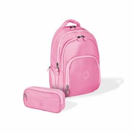 Mochila antartik multibolsillo 19l compartimento para portatil y tablet color rosa 450 x 160 x 300 mm - IK11