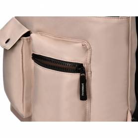 Cartera antartik bolso mochila casual color beige 400x120x390 mm - IK35