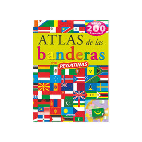 Atlas susaeta de las banderas con pegatinas 24 paginas 24,2x32 cm