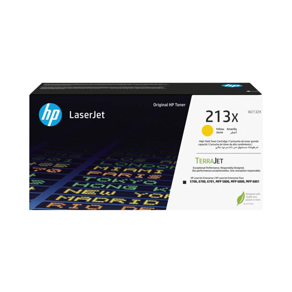 Toner hp 213x laserjet 5700 6700 6701 mfp 5800 6800 6801 amarillo 6000 paginas - W2132X