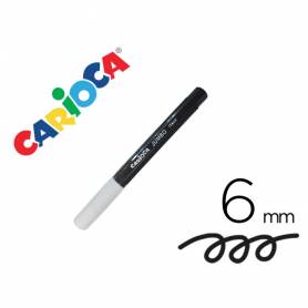 Rotulador carioca jumbo lavable negro punta gruesa 6 mm - 40130 01