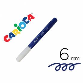 Rotulador carioca jumbo lavable azul punta gruesa 6 mm - 40130 02