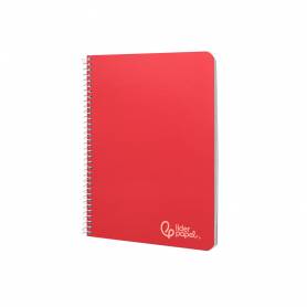 Cuaderno espiral liderpapel din a5 witty tapa dura 80h 90gr rayado nº46 con margen colores surtidos - BC55