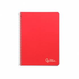 Cuaderno espiral liderpapel din a5 witty tapa dura 80h 90gr rayado montessori 3,5 mm colores surtidos - BC56